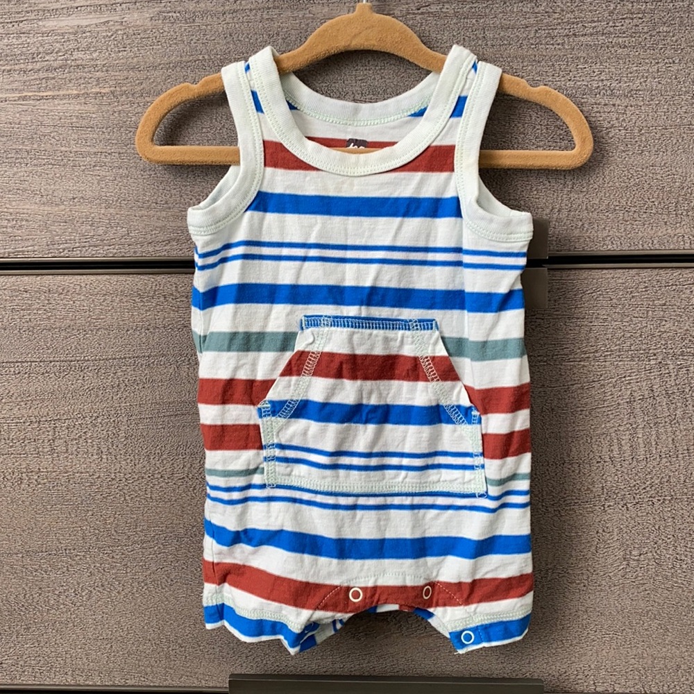 Tea Collection stripe tank romper